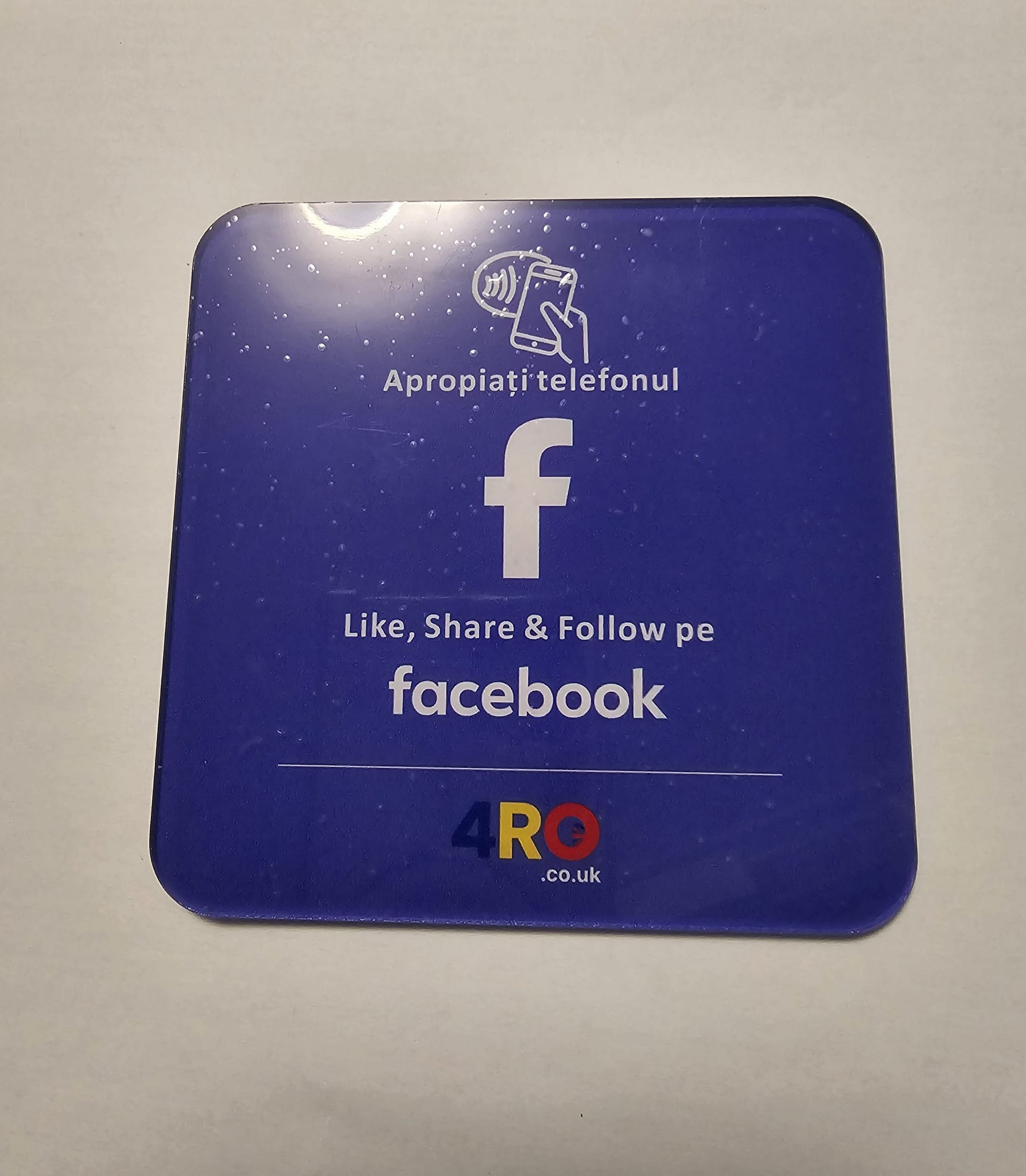 Card NFC Facebook – Română / English – Setup inclus - imagine 3