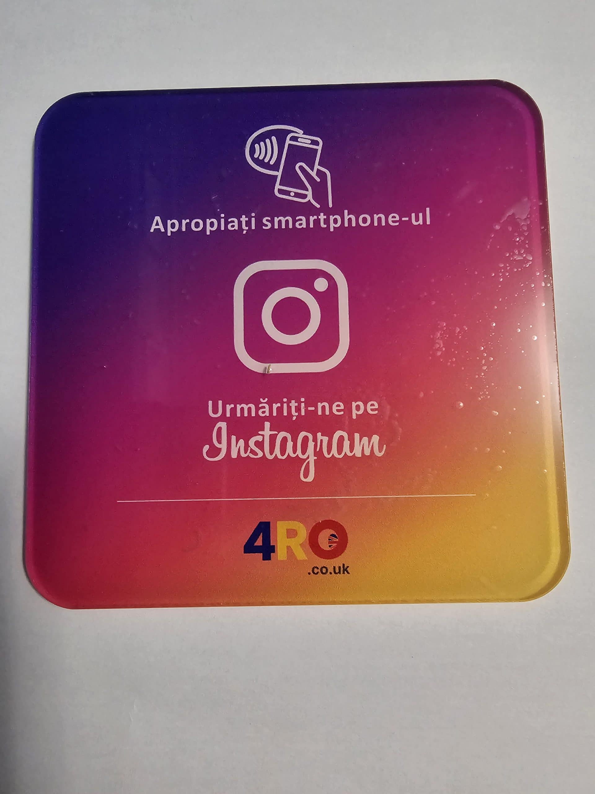 Card NFC Instagram – Română / English – Setup inclus - imagine 2