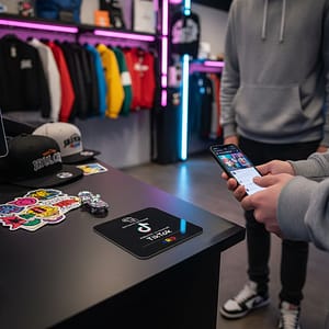 Card NFC TikTok – Română / English – Setup inclus