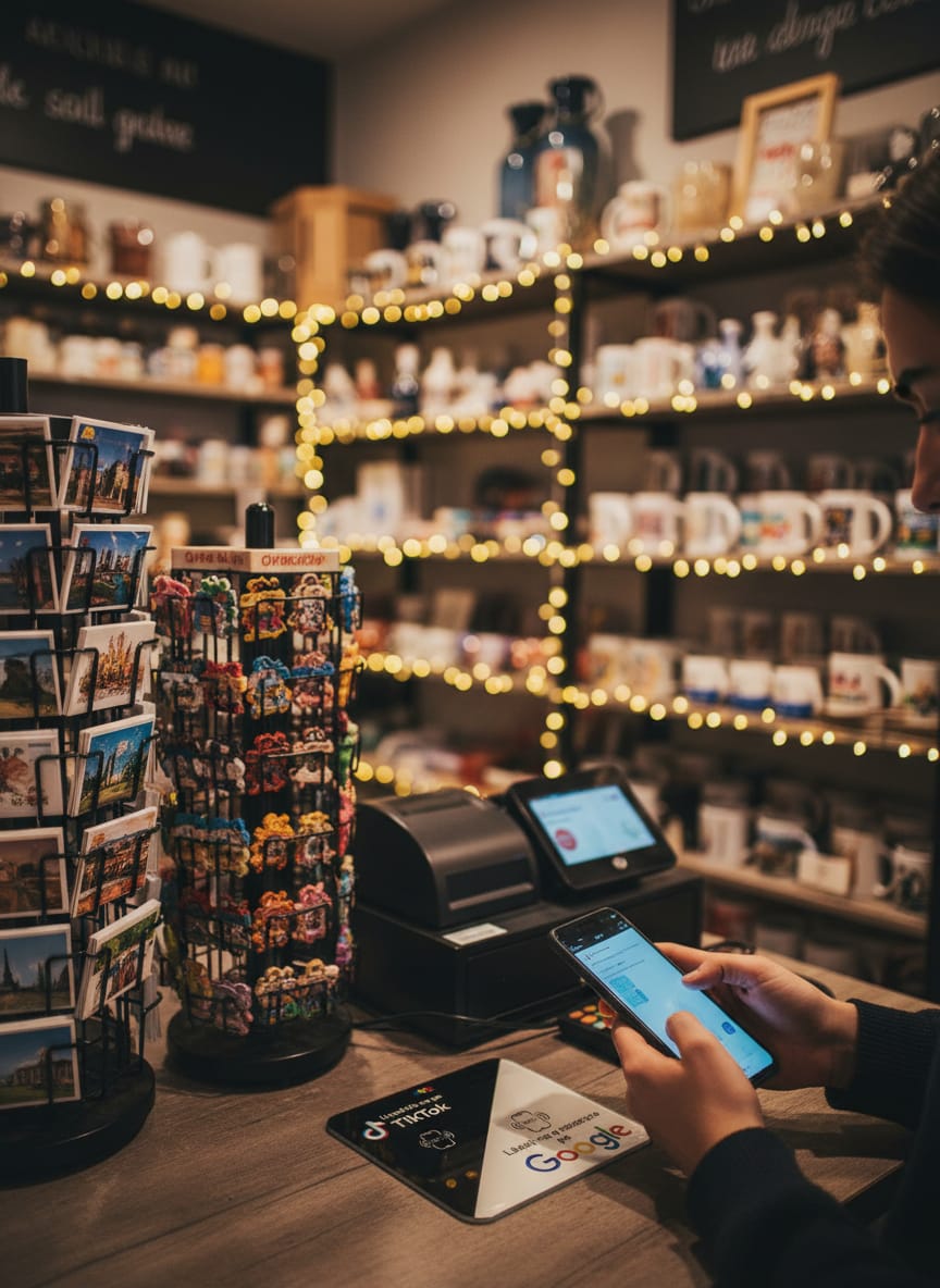 Card NFC Google Review + TikTok – Română / English – Setup complet inclus